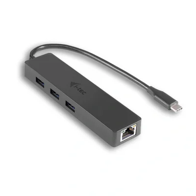 I-TEC USB-C SLIM HUB + GLAN/3X USB 3.0 TB3 COMP.