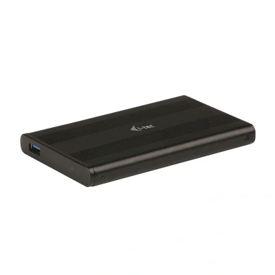 i-tec Advance MySafe AluBasic 2.5" USB 3.0, HDD/SSD enclosure, 2.5", Serial ATA, Serial ATA II, Serial ATA III, 5 Gbit/s, USB connectivity, Black