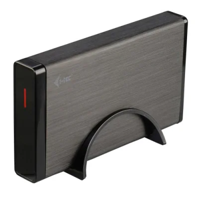 i-tec MYSAFE Advanced 3.5" USB 3.0, HDD enclosure, 3.5", Serial ATA, Serial ATA II, Serial ATA III, 5 Gbit/s, USB connectivity, Black, Metallic
