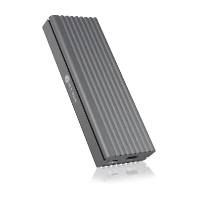 ICY BOX IB-1817M-C31, SSD enclosure, M.2, PCI Express 3.0, 10 Gbit/s, USB connectivity, Grey