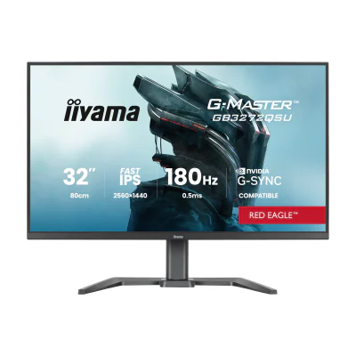 iiyama G-MASTER GB3272QSU-B1, 80 cm (31.5"), 2560 x 1440 pixels, Quad HD, LED, Black