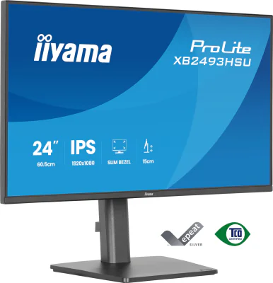 IIYAMA XB2493HSU-B1 24inch IPS FHD 120Hz 350cd/m2 1ms 1500:1 Speakers HDMI DP Speakers USB 2x2.0 15cm Height Adj.