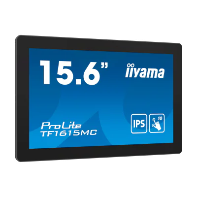 iiyama ProLite TF1615MC-B1, 39.6 cm (15.6"), 1920 x 1080 pixels, Full HD, 25 ms, Black