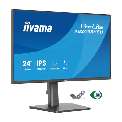 iiyama ProLite XB2493HSU-B1, 60.5 cm (23.8"), 1920 x 1080 pixels, Full HD, LED, 1 ms, Black