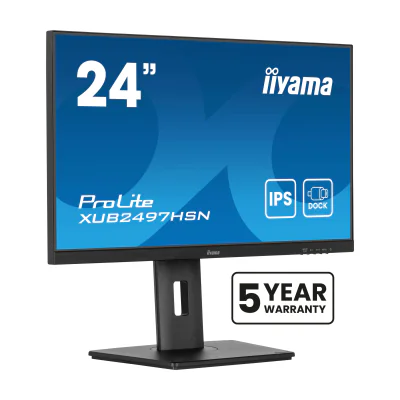 iiyama ProLite XUB2497HSN-B2, 60.5 cm (23.8"), 1920 x 1080 pixels, Full HD, LED, 1 ms, Black