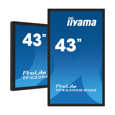 iiyama TF4339AS-B1AG, 108 cm (42.5"), 3840 x 2160 pixels, 4K Ultra HD, LED, 8 ms, Black