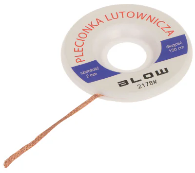 Împletitură de dezlipit BLOW P-LUT/2.0MM, lățime 2 mm, lungime 150 cm