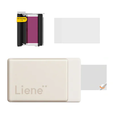 Imprimantă foto portabilă Liene Pearl N200 Pro 2x3" (aurie)