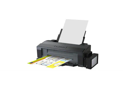 Imprimanta inkjet color CISS Epson L1300, dimensiune A3, viteza max ISO 15ppm alb-negru, 5,5ppm color, rezolutie 5760x1440dpi, alimentare hartie 100 coli,  interfata USB 2.0, consumabile: T6641, T6642, T6643, T6644 (70ml ).