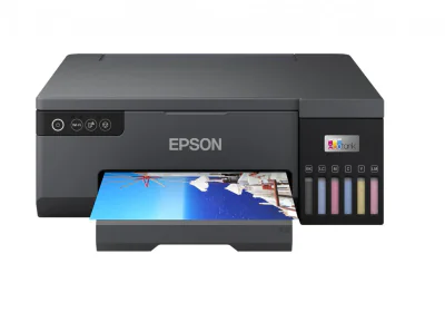 Imprimanta inkjet color foto CISS Epson L8050, dimensiune A4, 6 culori, viteza max  8ppm alb-negru, 8ppm color, rezolutie 5760x1440dpi, alimentare hartie 100 coli,  interfata Wireless LAN IEEE 802.11a/b/g/n, Wi-Fi Direct, consumabile: se livreaza cu 