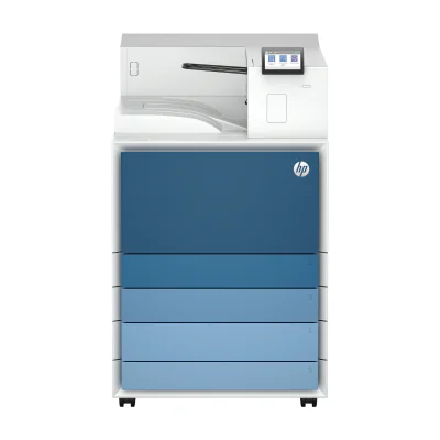 Imprimantă laser HP LaserJet Enterprise 8501x, A3, 70 ppm, Duplex, rețea Ethernet, Blue, White