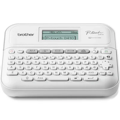 Imprimanta Transfer Termic BROTHER 180dpi PT-D410VP, Viteza de tiparire: 20mm/s, Latime maxima de imprimare: 18 mm Conectivitate: USB, Imprimare Cod de bare: NU, "PTD410VPYJ1"
