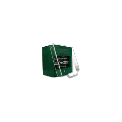 IN-AR02C - Buton manual pentru evacuare culoare verde, iesire releu NO/NC