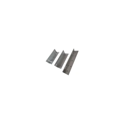 IN-L280B-ZL bracket for magnetic lock 12v - Plăci de montare pentru profile „L” si „Z” (0,75 kg, profil L 250x47x28mm, profil Z 180x50x50mm) pentru tocuri din lemn, metal si usi îngust