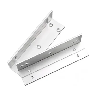 IN-L280B-ZL bracket for magnetic lock 12v - Plăci de montare pentru profile „L” si „Z” (0,75 kg, profil L 250x47x28mm, profil Z 180x50x50mm) pentru tocuri din lemn, metal si usi îngust