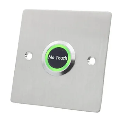 IN-OP19D exit button - Buton de iesire metalic fără contact pentru deschiderea usii, pentru montaj suplimentar sau încastrat, cu contacte NO/NC/COM (plus alimentar