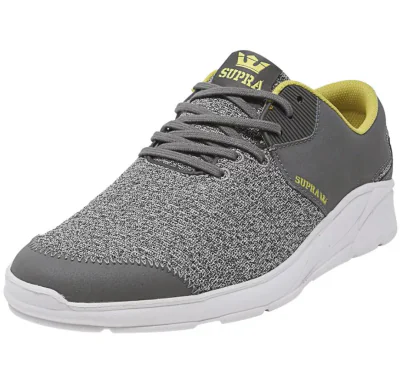INCALTAMINTE SUPRA NOIZ GREY HEATHER/CHARCOAL/WHITE, 44