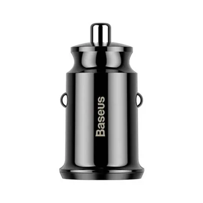 Încărcător auto Baseus Grain 2x USB 5V 3.1A (negru)