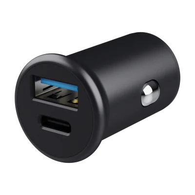 Incarcator auto Trust Maxo Fast, 2 porturi USB, putere maxima 38W, negru