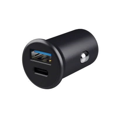 Incarcator auto Trust Maxo Fast, 2 porturi USB, putere maxima 38W, negru