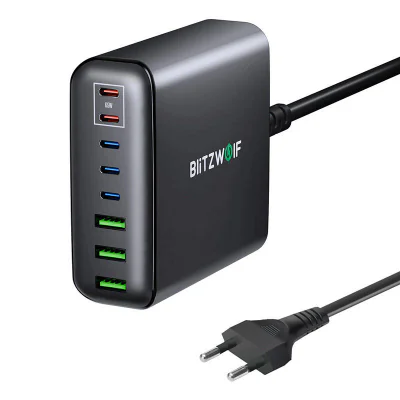 Încărcător de perete Blitzwolf BW-S26 250W (negru)