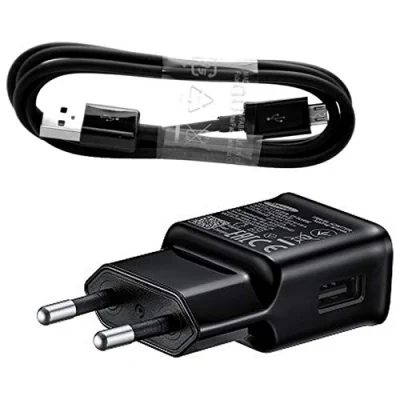 Incarcator de retea Incarcator Retea cu cablu USB Type-C Samsung EP-TA200B + DG970BBE, Quick Charge, 15W, 1.5 m, 1 X USB, Negru "GP-PTU020SOBBQ / GP-TOU021RFABW"