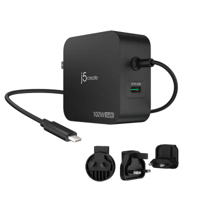 Încărcător de rețea J5CREATE JUP25102V, Din material plastic, 1,8 metri