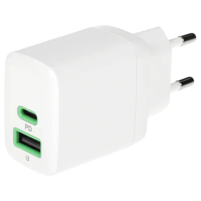 Încărcător de rețea USB Green Cell CHARB-GC-30AC-W, PowerSource Duo30, 30 W