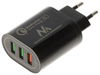 Încărcător de rețea USB MACLEAN MCE-479B, 100-240 V AC