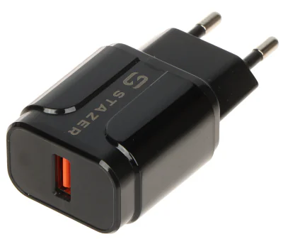 Încărcător de rețea USB STAZER 5V/3A/USB-QUICK3.0/B, 5 V, 3 A, Quick Charge 3.0