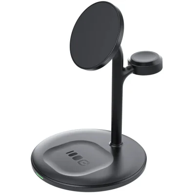 Încărcător inductiv 3 în 1 MagScape Green Cell MSST-GC-3IN1-B