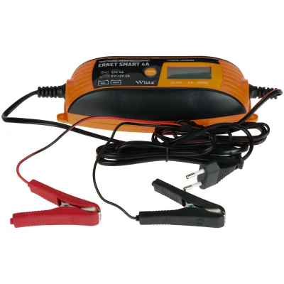 Încărcător pentru acumulatori ERRET-SMART/4A, plumb-acid, 6 V / 12 V