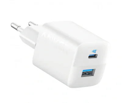 INCARCATOR retea Anker "323" 33W, PowerIQ, 1 x USB Type-C, 1 x USB, alb, "A2331G21" - 0194644115524