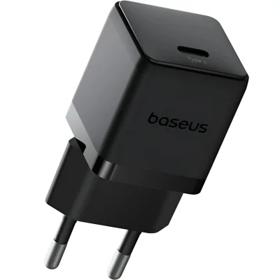 INCARCATOR retea Baseus Palm, Quick Charge 20W, 1 x USB Type-C, negru "P10111602113-00" - 6932172672935