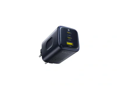 INCARCATOR retea Baseus PicoGo AE11, 100W, 1 x USB, 2 x USB Type-C, negru "E0121400" (include TV 0.18lei) - 6932172699932