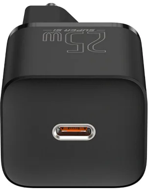 Incarcator Baseus Super Si, Quick Charge 25W, 1 x USB Type-C 5V/3A, negru