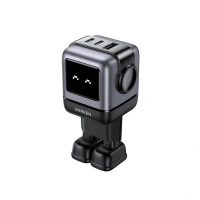 INCARCATOR retea Ugreen, Nexode "CD361" Quick Charge 65W GaN, 1 x USB, 2 x USB Tpe-C, gri "25685B" - 6941876236688