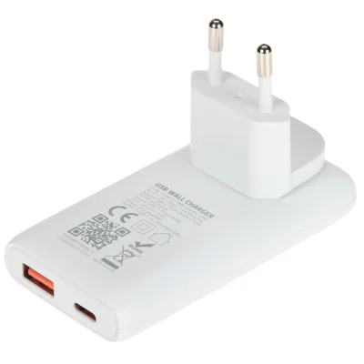 Încărcător USB de rețea DELTA POWER CHAR-E726B-65WAC-GAN, 65 W, GaN