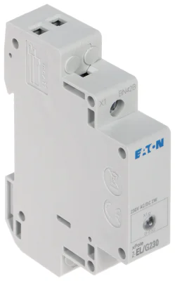 Indicator LED pe șină DIN TS-35 EATON Z-EL/G230, simplu, verde