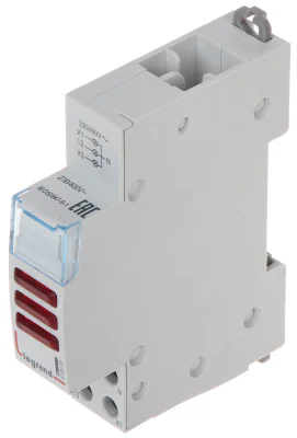 Indicator LED pe șină DIN TS-35 LEGRAND LE-412933, triplu, roșu