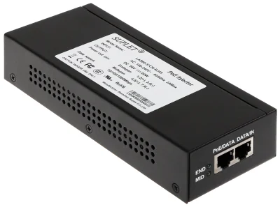 Injector PoE 60 W HIKVISION LAS60-57CN-RJ45, 1 port RJ45 Gigabit