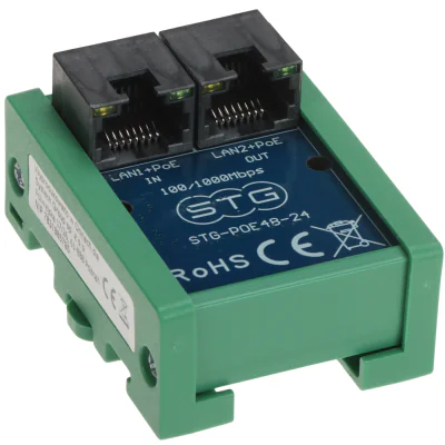 Injector PoE STG STG-POE48-24, 802.3af, PoE pasiv
