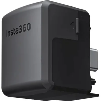 Insta360 Quick Reader for Ace & Ace Pro, Wireless,  1 x USB-C Integrated Male Input, 1 x Lightning Integrated Male Input, material Polycarbonate, Silicone, negru