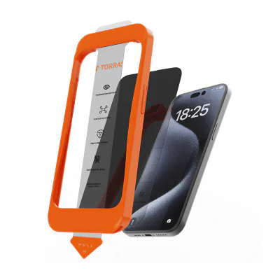 Instalați sticlă temperată Master pentru iPhone 16 Plus