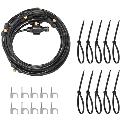 Instalație de ceață de apă pentru grădină BRADAS ECO-Z1008, BLACK LINE, 8 m
