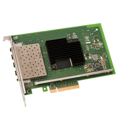 Intel Ethernet Converged Network Adapter X710-DA4, 10GbE/1GbE quad ports SFP+, PCI-E 3.0x8 (Full Height Card) bulk "X710DA4FHBLK"