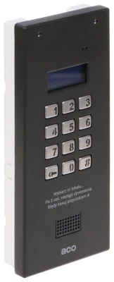 Interfon digital ACO CDNP7ACC-ST-V2, pentru ACO CDN, montaj îngropat sau aparent