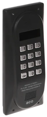 Interfon digital ACO CDNP8ACC-ST, pentru ACO CDN, montaj îngropat sau aparent
