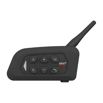 Interfon pentru motociclete EJEAS V4 Plus pentru până la 4 participanți