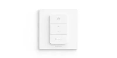 Intrerupator cu variator Philips Hue, Wireless, ZigBee, baterie1xCR2032inclusa, IP20, Alb